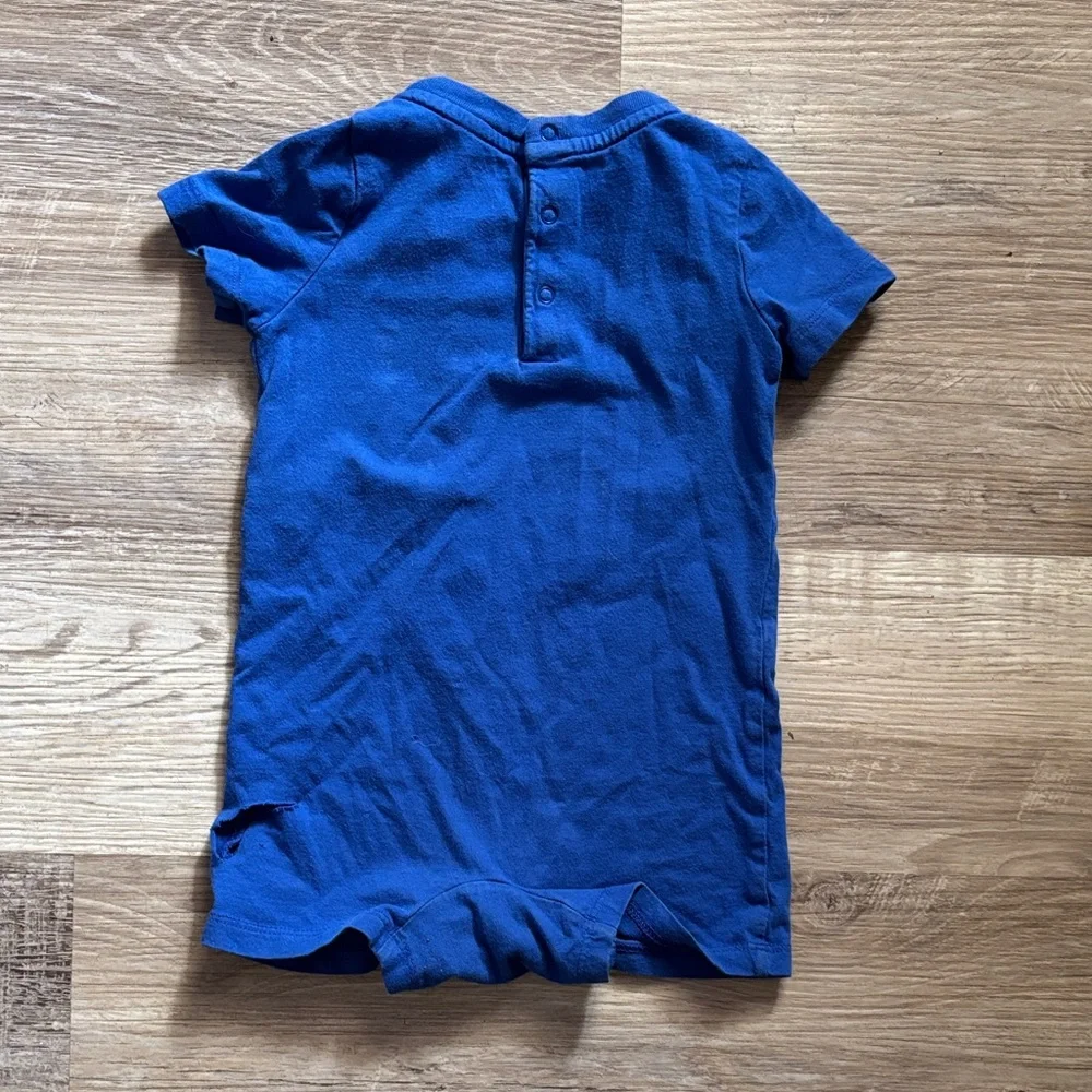 Ralph Lauren Baby Boys Bear Cotton Romper